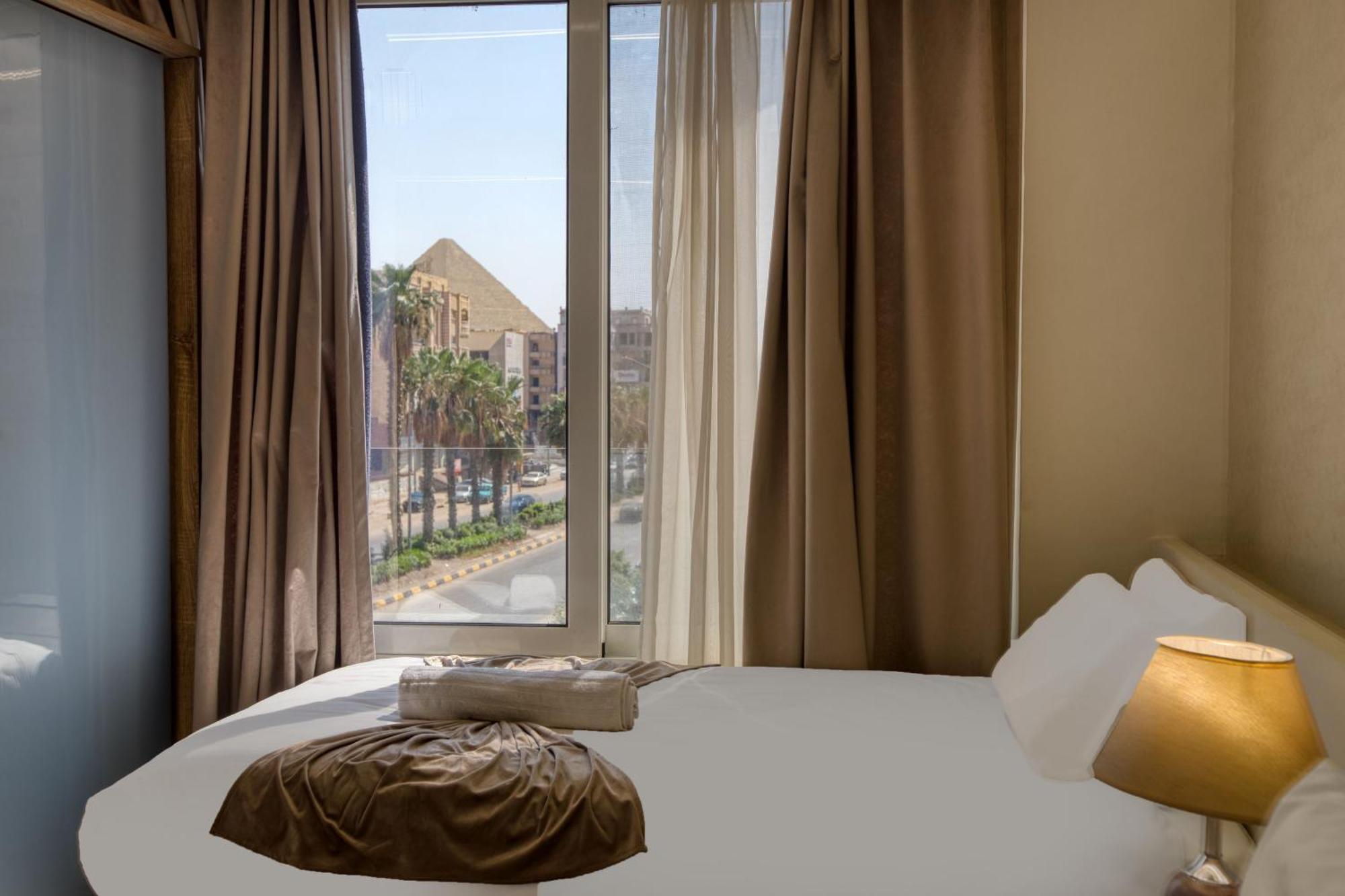 Khattab Pyramids View Hotel Kafret el-Gabal Exteriör bild