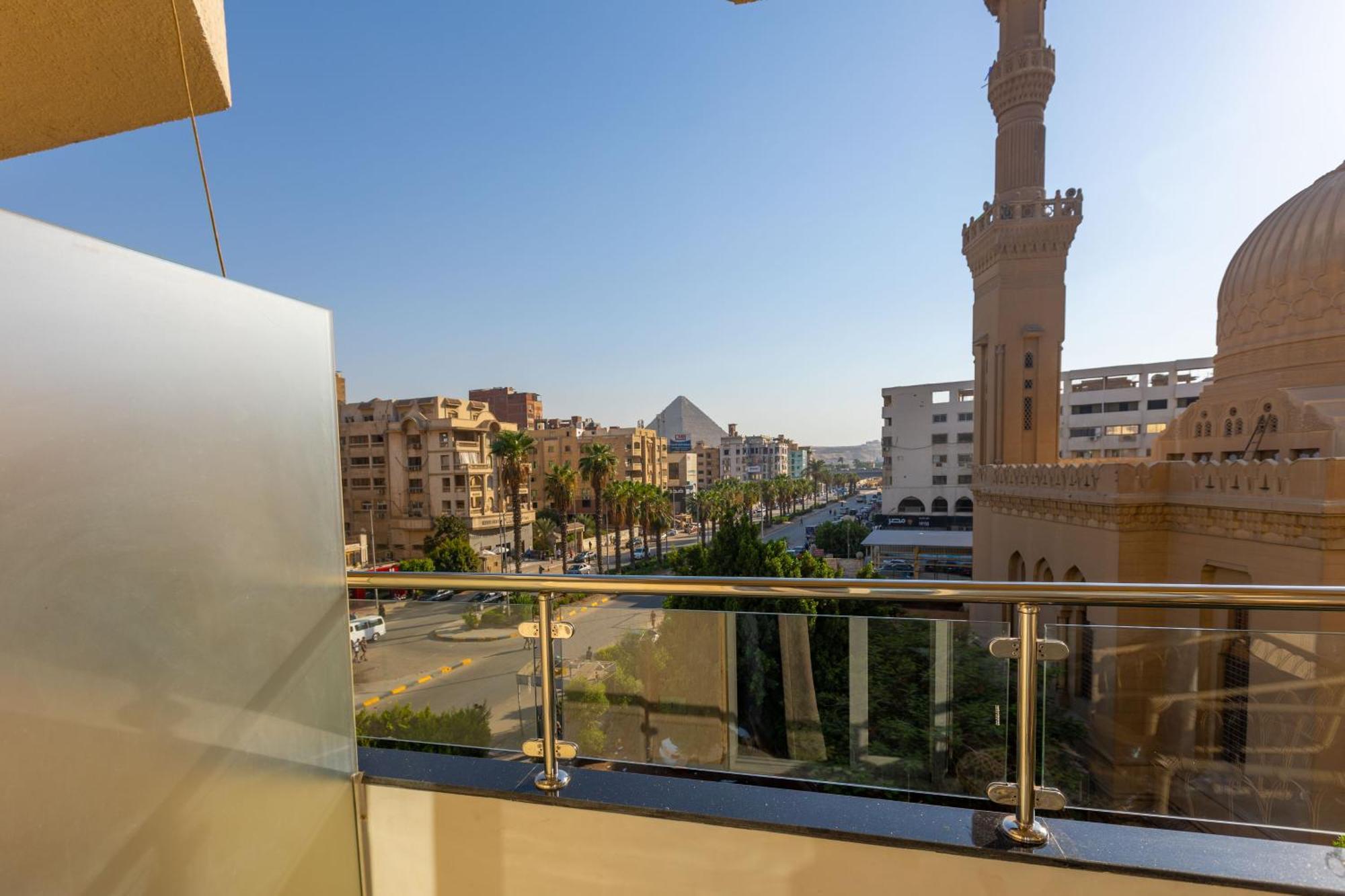 Khattab Pyramids View Hotel Kafret el-Gabal Exteriör bild