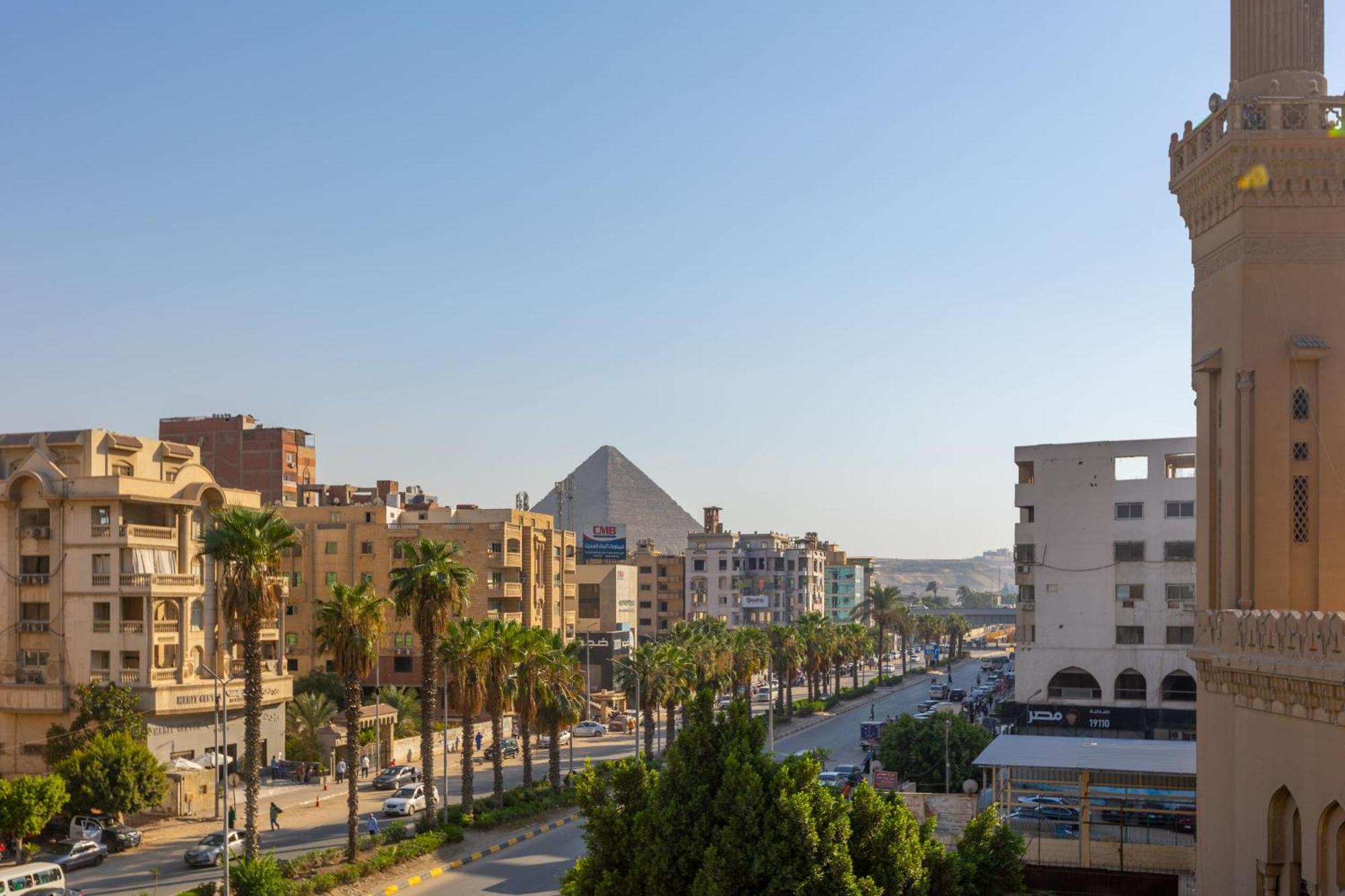 Khattab Pyramids View Hotel Kafret el-Gabal Exteriör bild