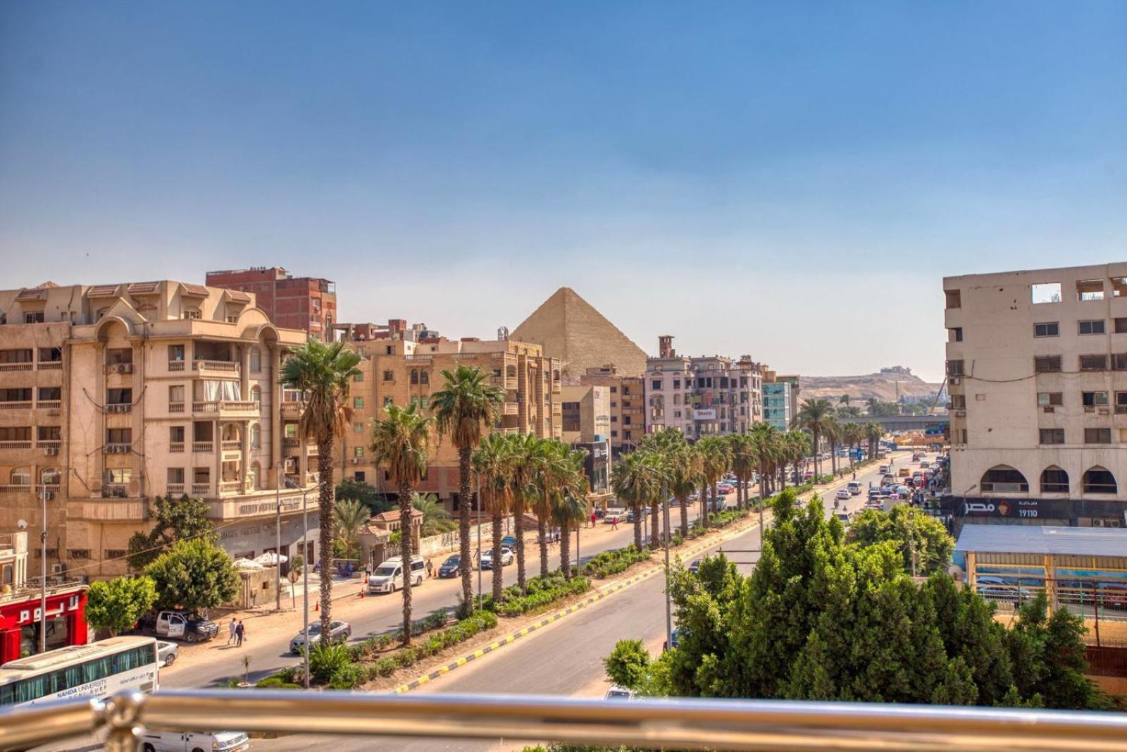 Khattab Pyramids View Hotel Kafret el-Gabal Exteriör bild