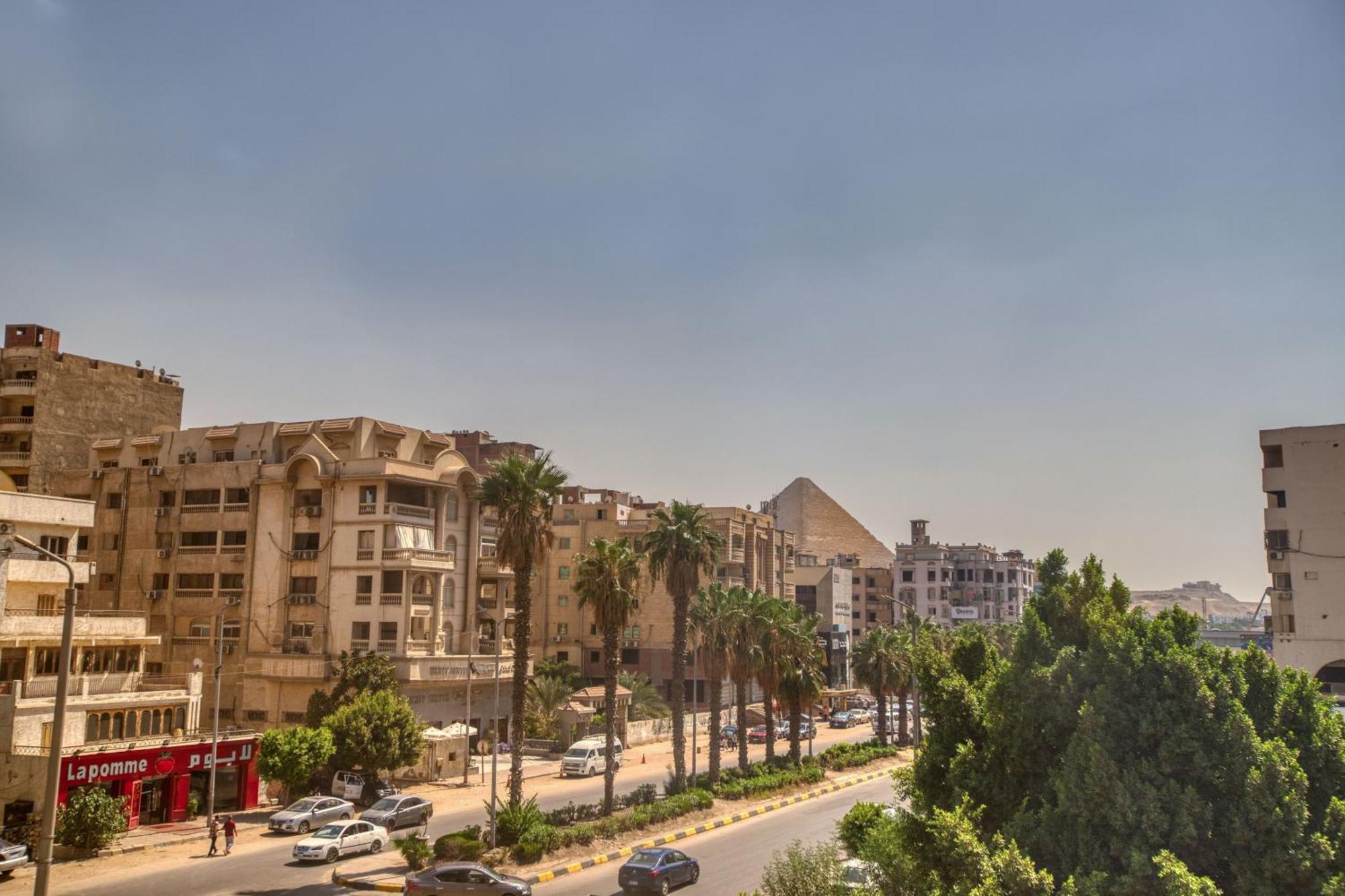 Khattab Pyramids View Hotel Kafret el-Gabal Exteriör bild